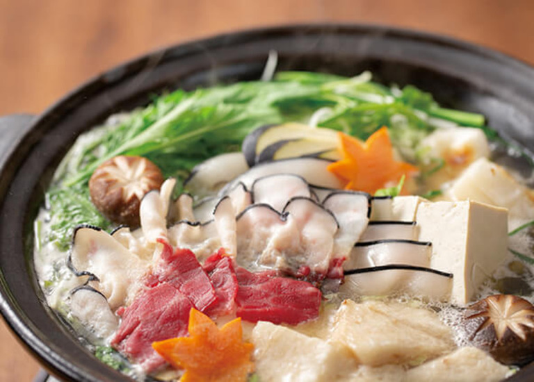 鯨ハリハリ鍋(1人前6,000円/2人前から)